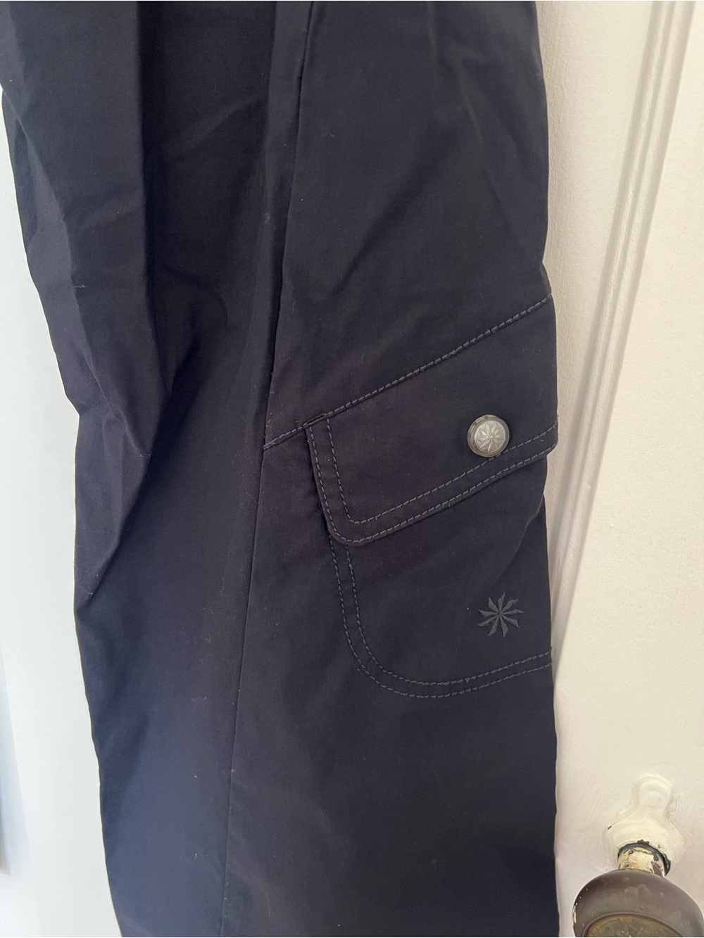 Athleta Black Wide-Leg Flare Pants - Picture 6 of 8